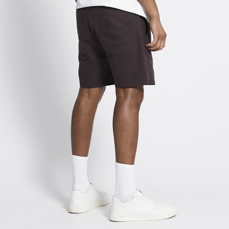 Linen blend shorts "August" Brown